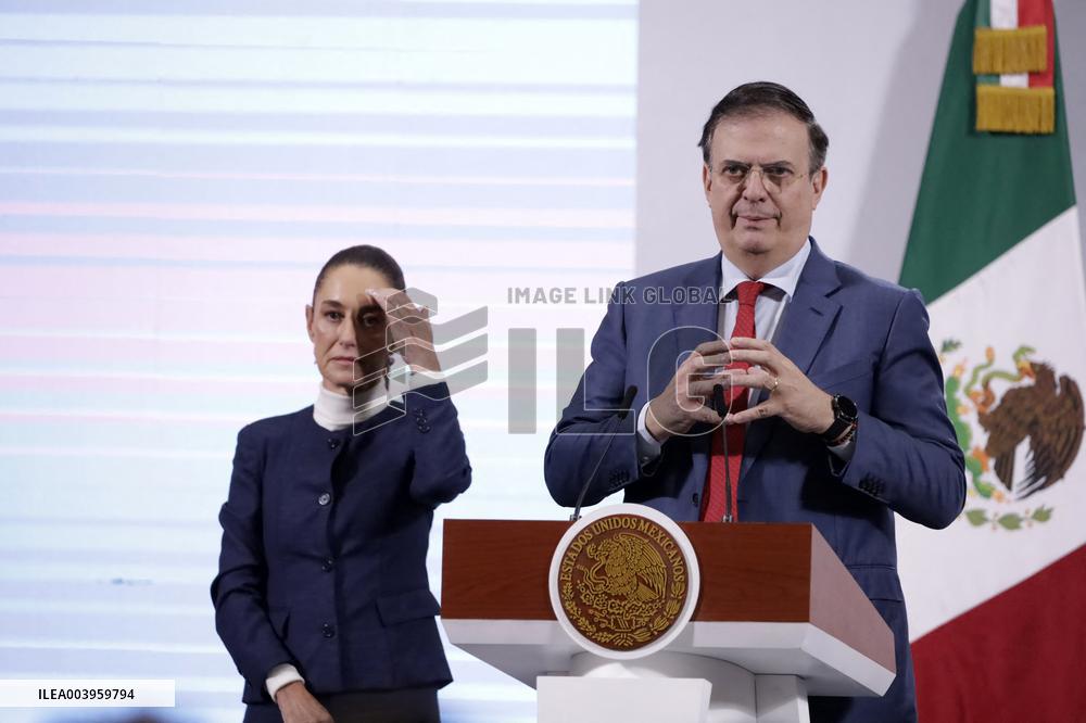 Claudia Sheinbaum Briefing Conference - Mexico