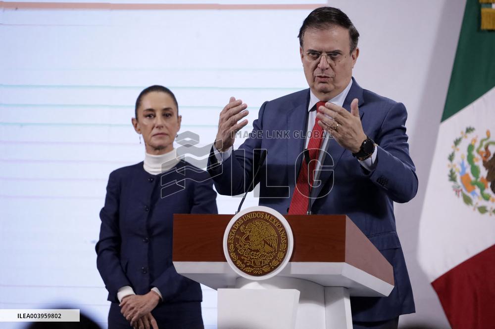 Claudia Sheinbaum Briefing Conference - Mexico