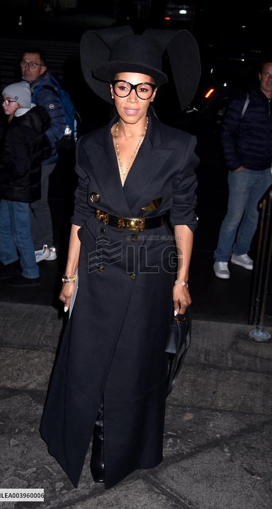 Celebs At Marc Jacobs Fashion Show - NYC