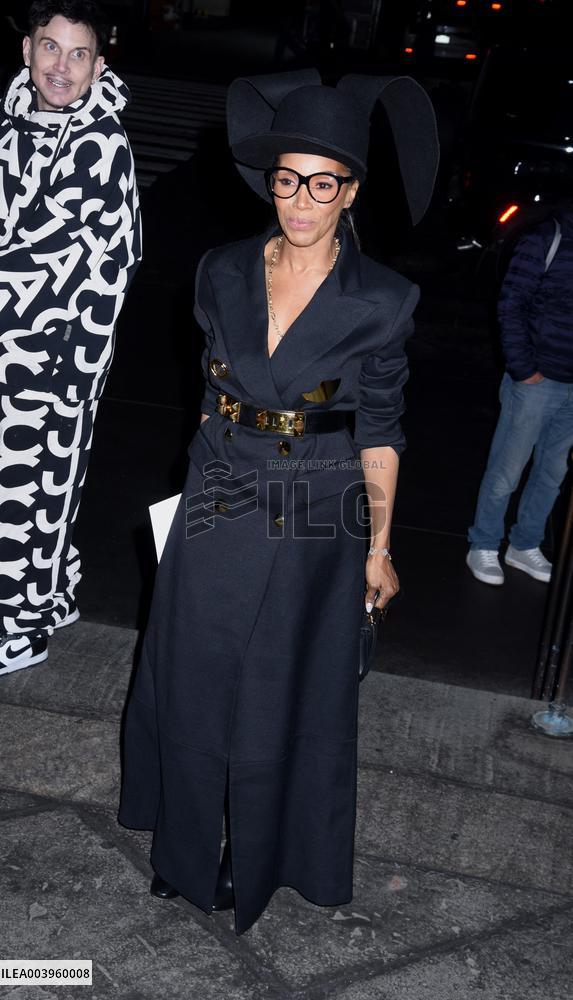 Celebs At Marc Jacobs Fashion Show - NYC