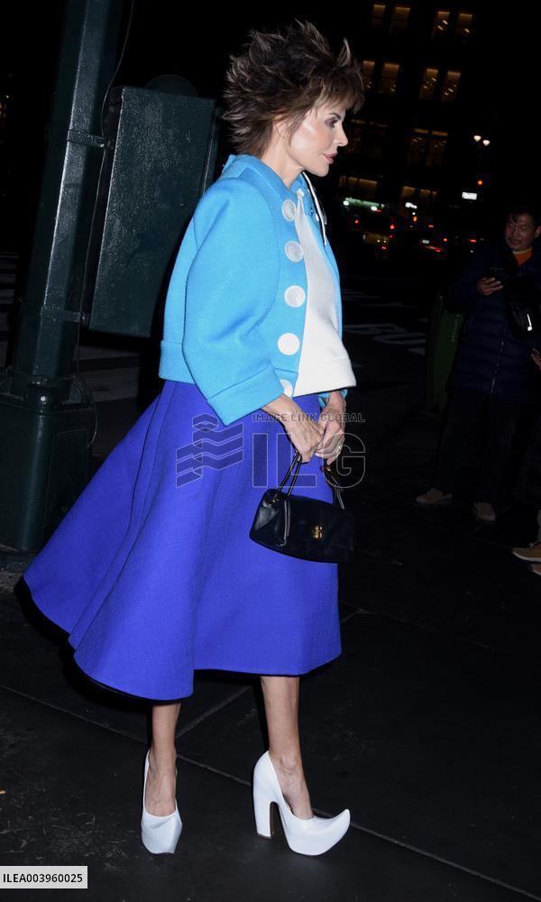 Celebs At Marc Jacobs Fashion Show - NYC