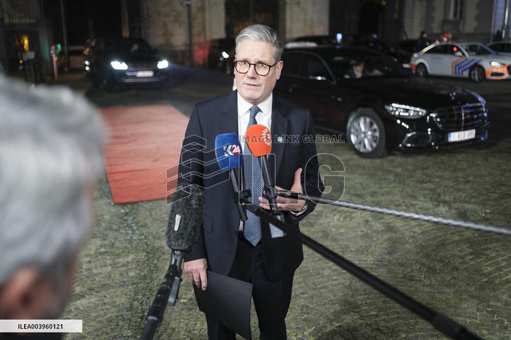 Keir Starmer At EU Summit - Brussels