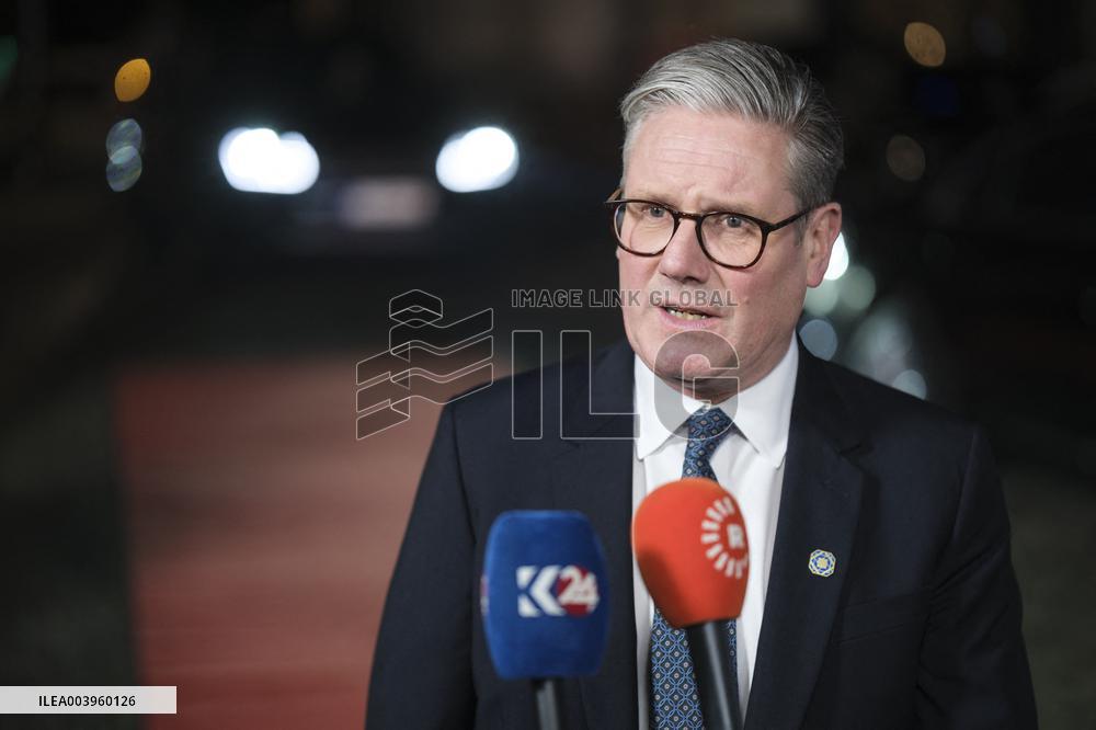 Keir Starmer At EU Summit - Brussels