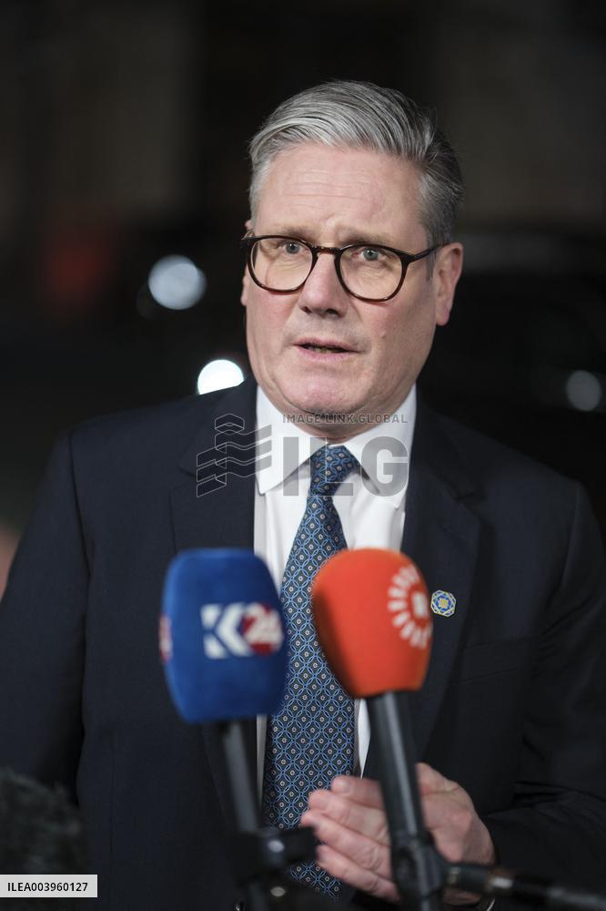Keir Starmer At EU Summit - Brussels