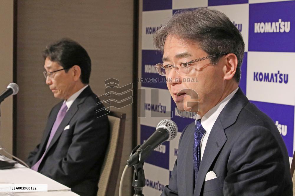 Komatsu President Change Press Conference