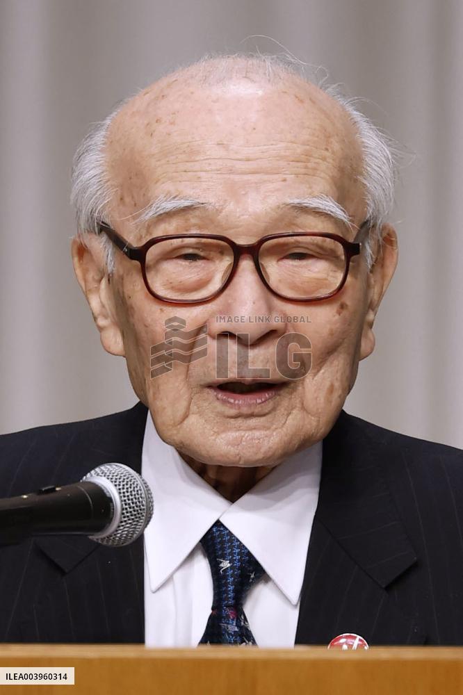 A-bomb survivor group co-chair Tanaka