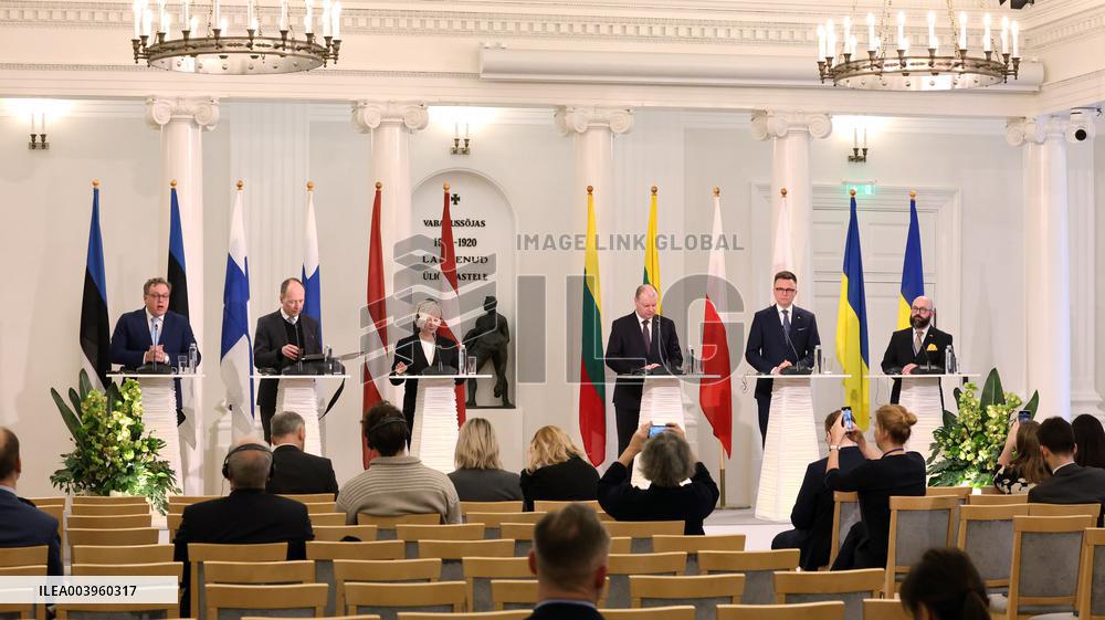Speakers of the parliaments of the Baltic States, Finland and Poland meeting