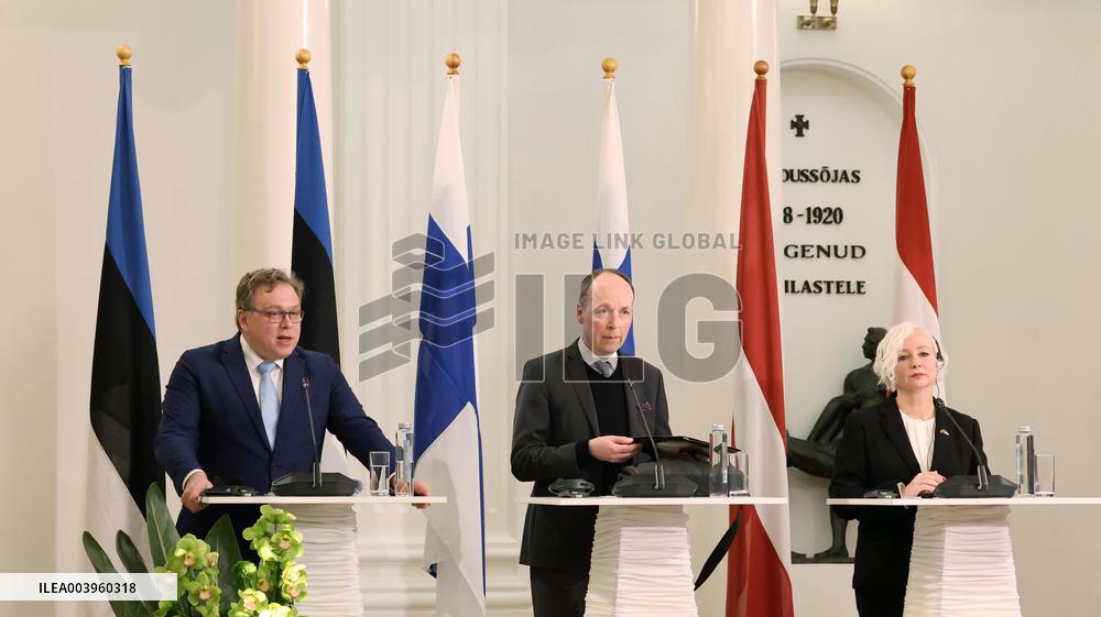Speakers of the parliaments of the Baltic States, Finland and Poland meeting