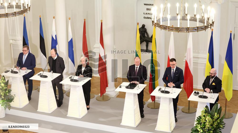 Speakers of the parliaments of the Baltic States, Finland and Poland meeting