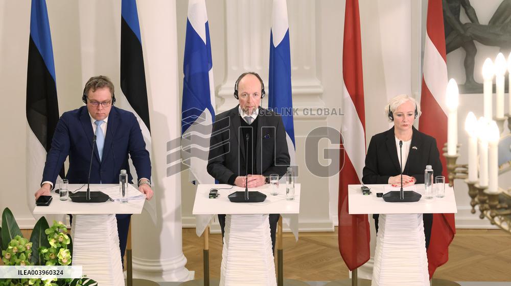 Speakers of the parliaments of the Baltic States, Finland and Poland meeting