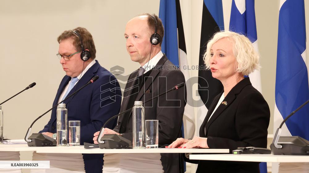 Speakers of the parliaments of the Baltic States, Finland and Poland meeting