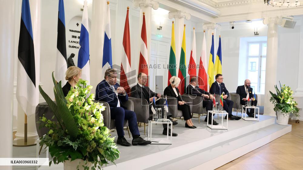 Speakers of the parliaments of the Baltic States, Finland and Poland meeting
