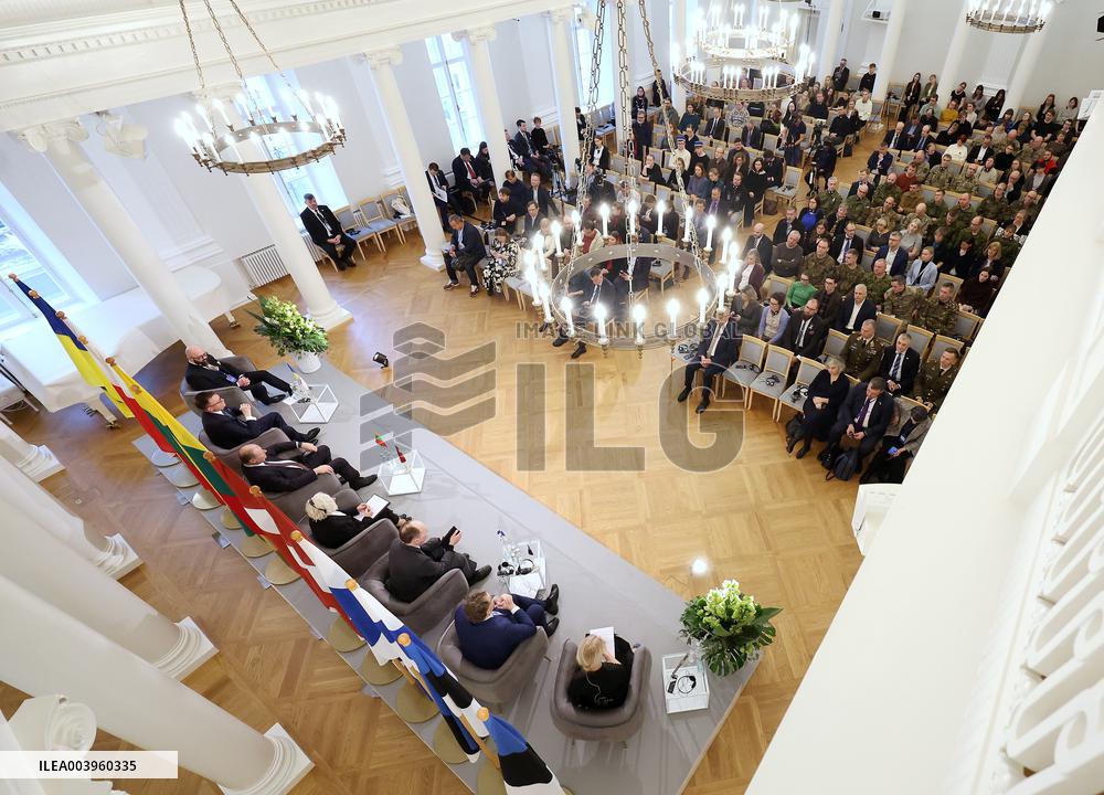 Speakers of the parliaments of the Baltic States, Finland and Poland meeting