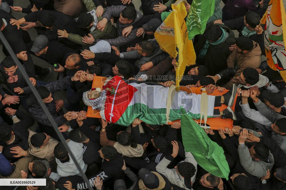 Funeral Procession in Arroub - Palestine