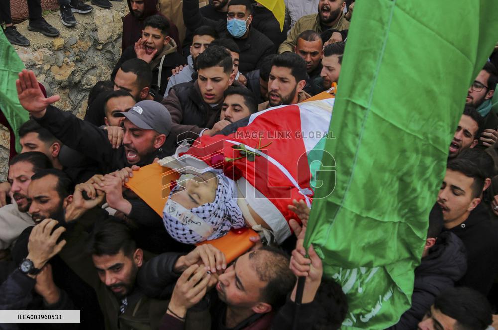 Funeral Procession in Arroub - Palestine
