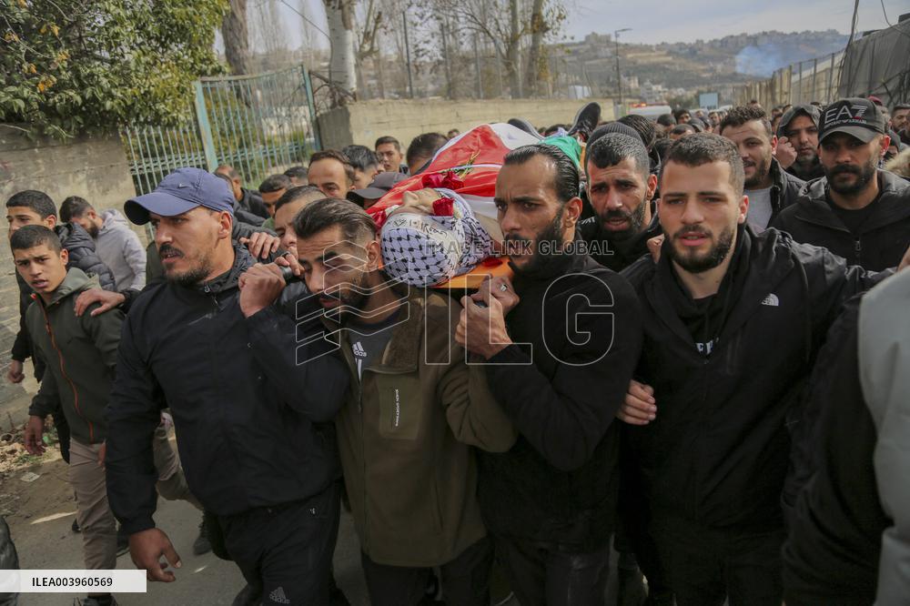Funeral Procession in Arroub - Palestine