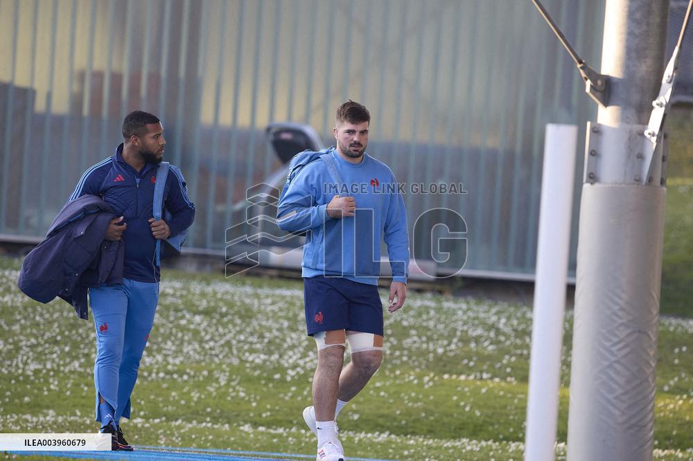 Training of the French rugby team - Marcoussis