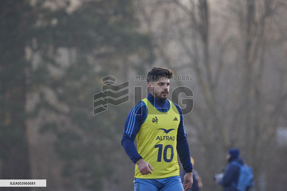 Training of the French rugby team - Marcoussis