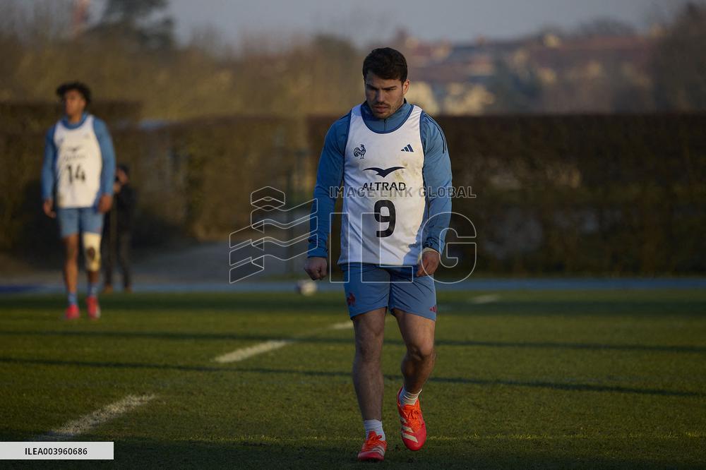 Training of the French rugby team - Marcoussis