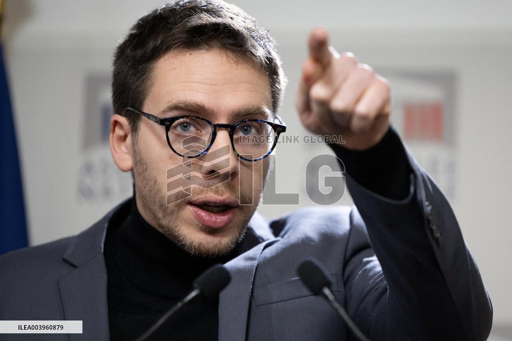 LFI press conference at the National Assembly - Paris RL