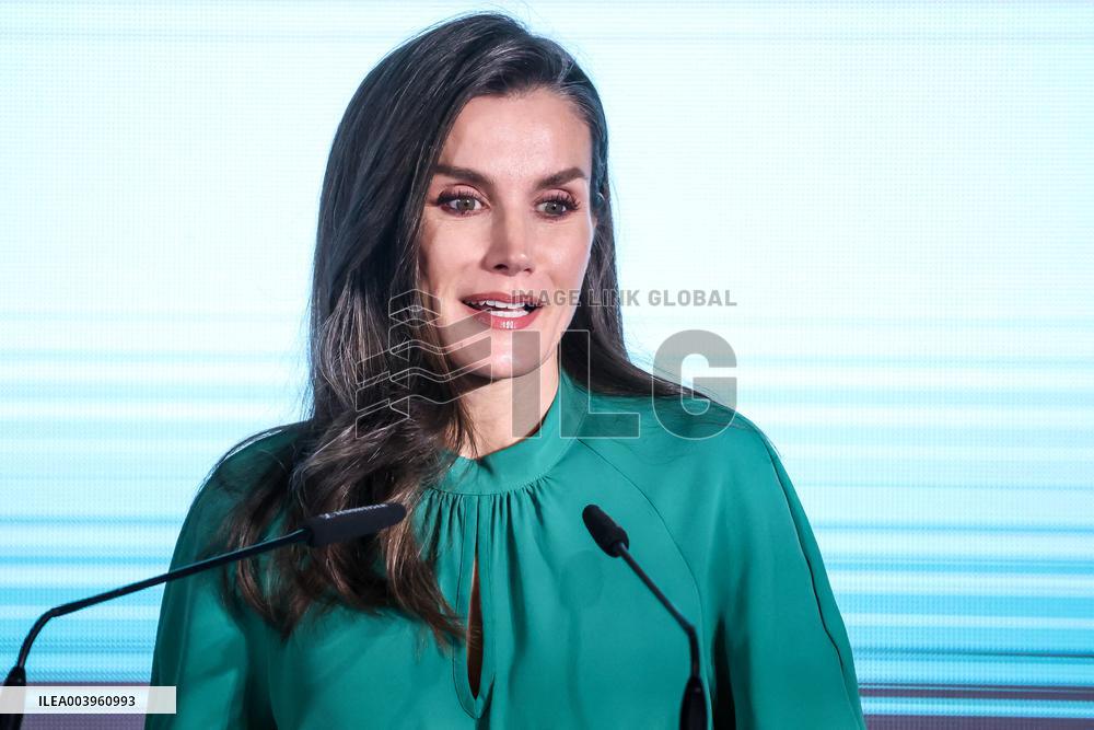 Queen Letizia Attends International Day Against Cancer - Madrid