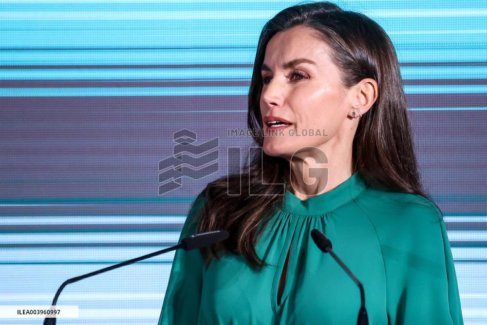 Queen Letizia Attends International Day Against Cancer - Madrid