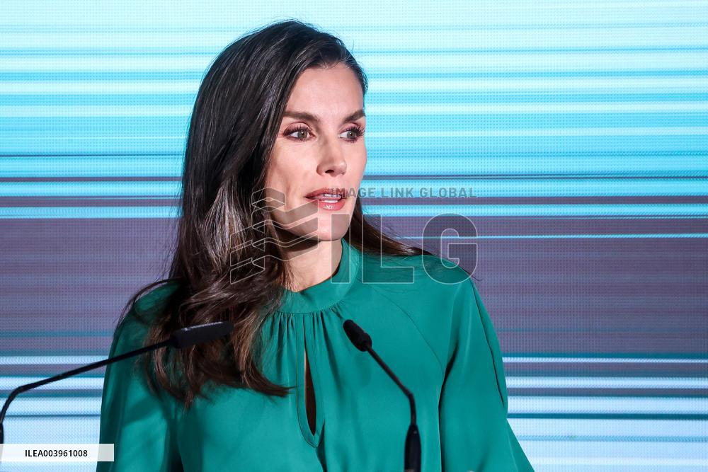 Queen Letizia Attends International Day Against Cancer - Madrid