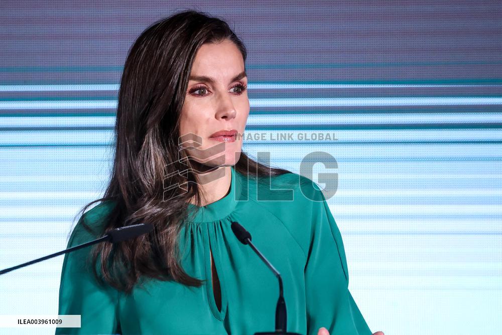 Queen Letizia Attends International Day Against Cancer - Madrid