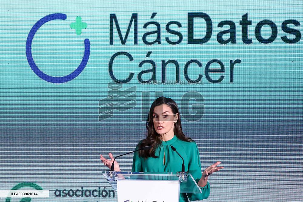 Queen Letizia Attends International Day Against Cancer - Madrid