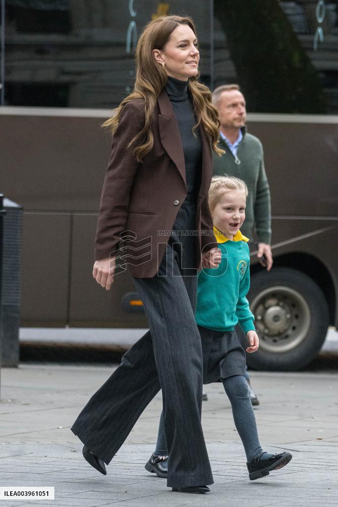 Princess of Wales Visit to National Portrait Gallery - London