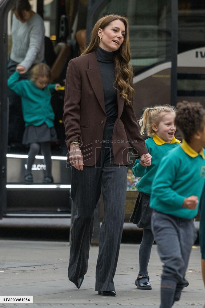 Princess of Wales Visit to National Portrait Gallery - London