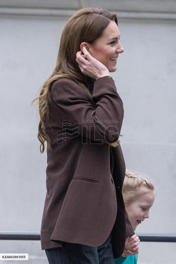 Princess of Wales Visit to National Portrait Gallery - London