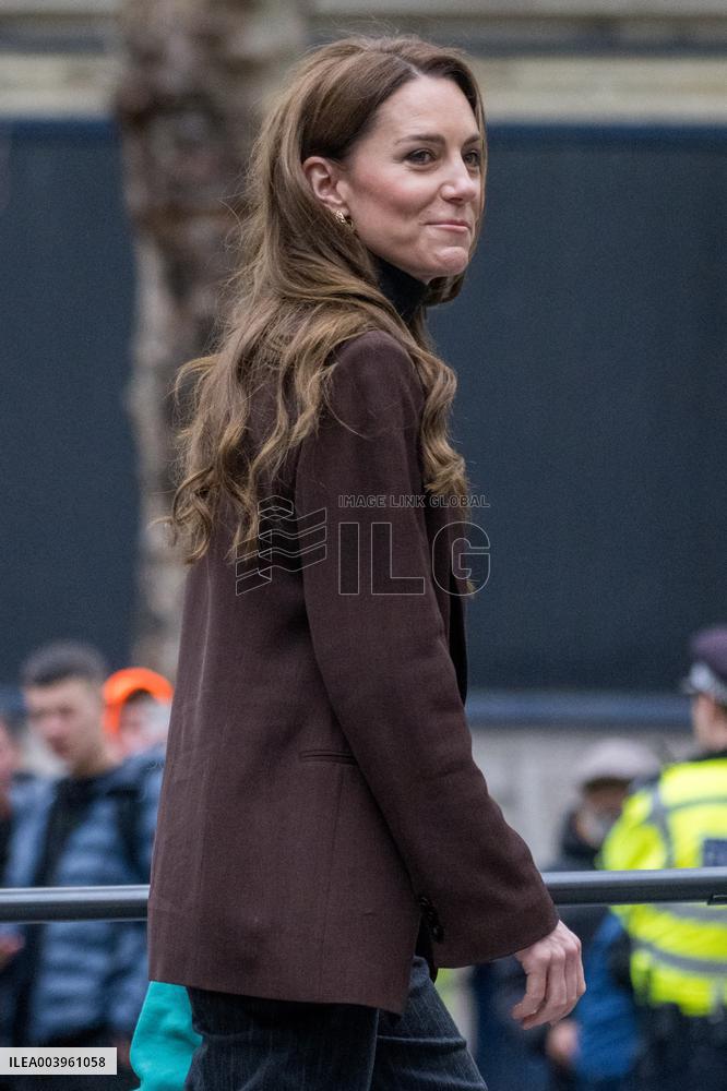 Princess of Wales Visit to National Portrait Gallery - London