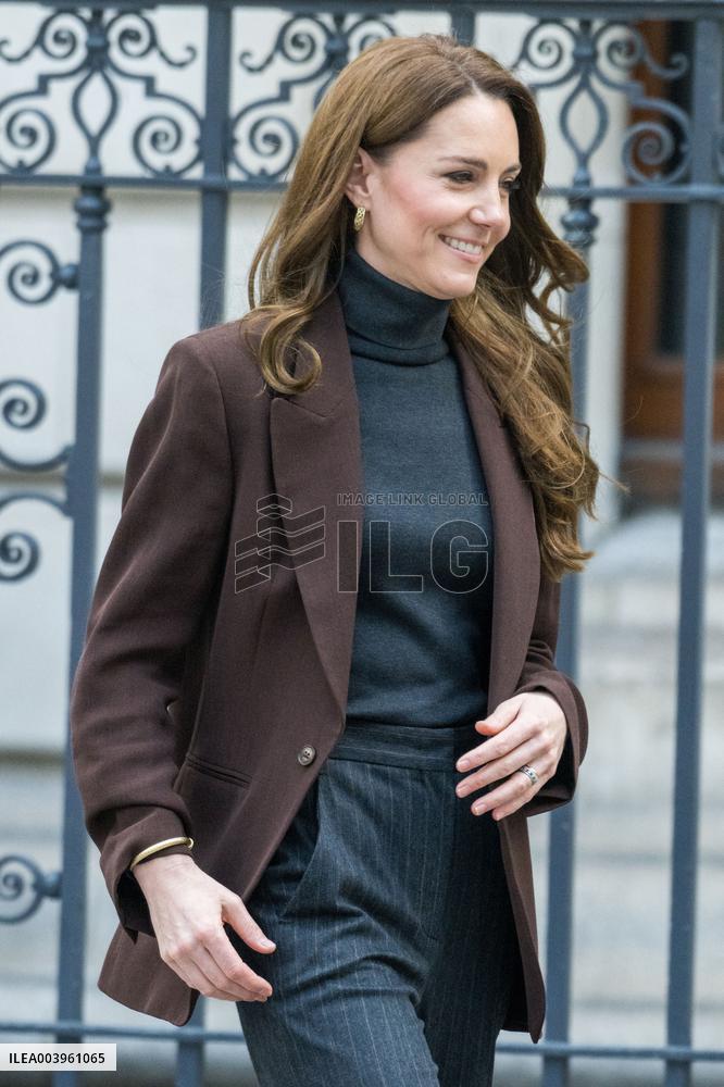 Princess of Wales Visit to National Portrait Gallery - London