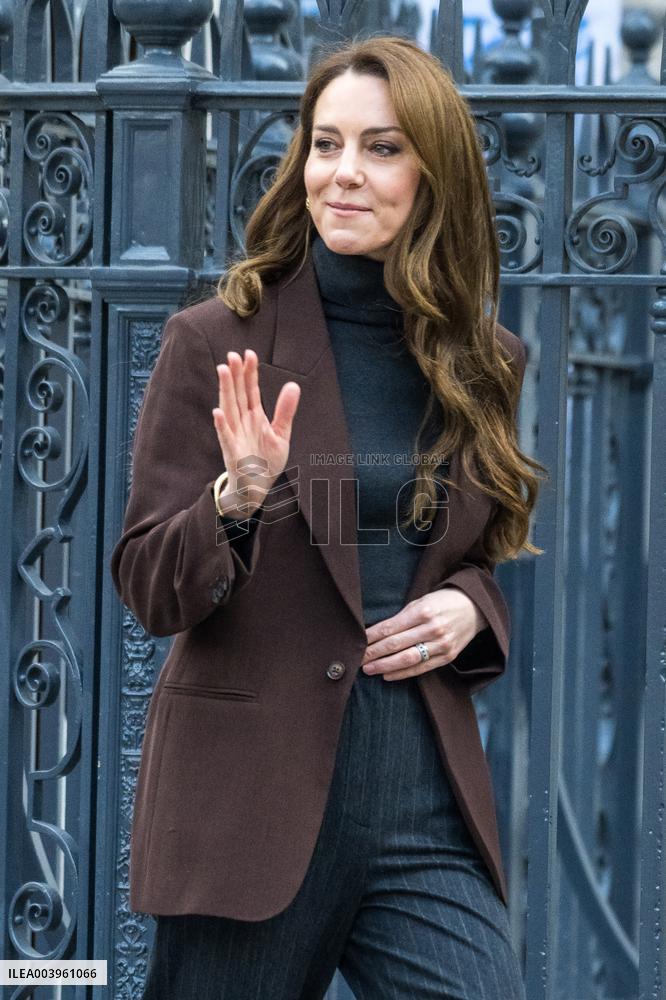 Princess of Wales Visit to National Portrait Gallery - London
