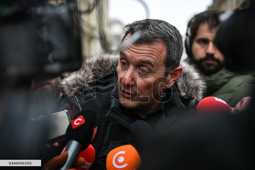 Police demonstration in Paris - FA