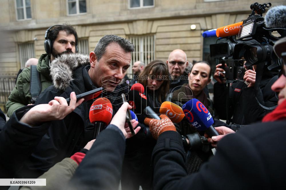 Police demonstration in Paris - FA