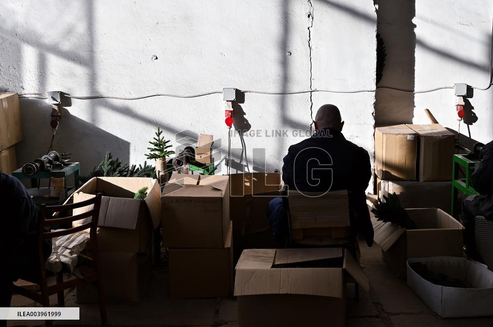 Camp for Russian prisoners of war