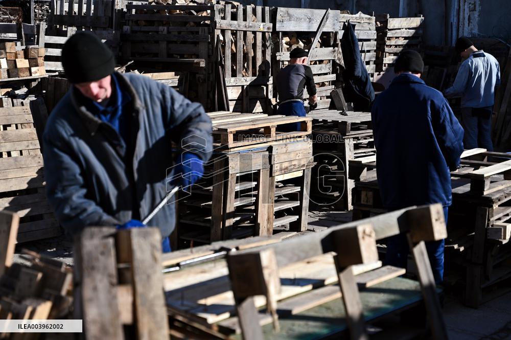 Camp for Russian prisoners of war