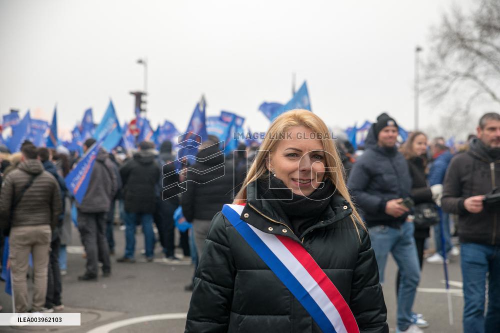 Police Demonstration - Paris
