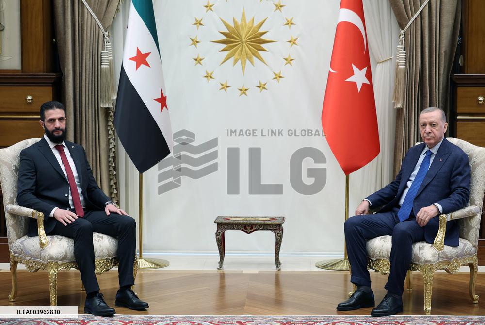 Syria's Interim President Ahmed al-Shara Visits Turkey