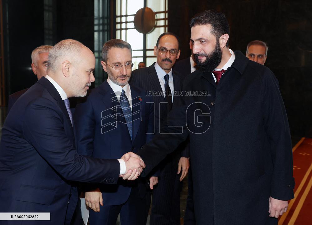 Syria's Interim President Ahmed al-Shara Visits Turkey