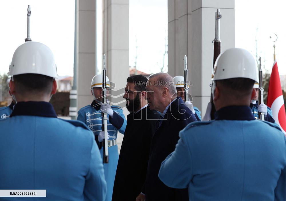 Syria's Interim President Ahmed al-Shara Visits Turkey