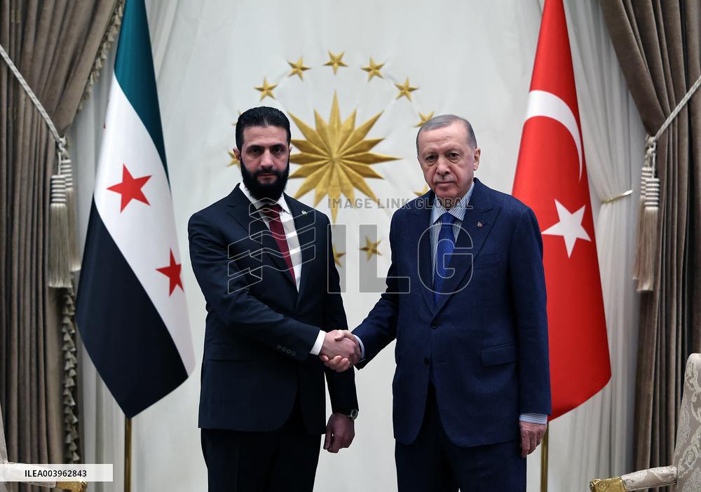 Syria's Interim President Ahmed al-Shara Visits Turkey