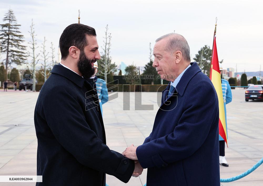 Syria's Interim President Ahmed al-Shara Visits Turkey