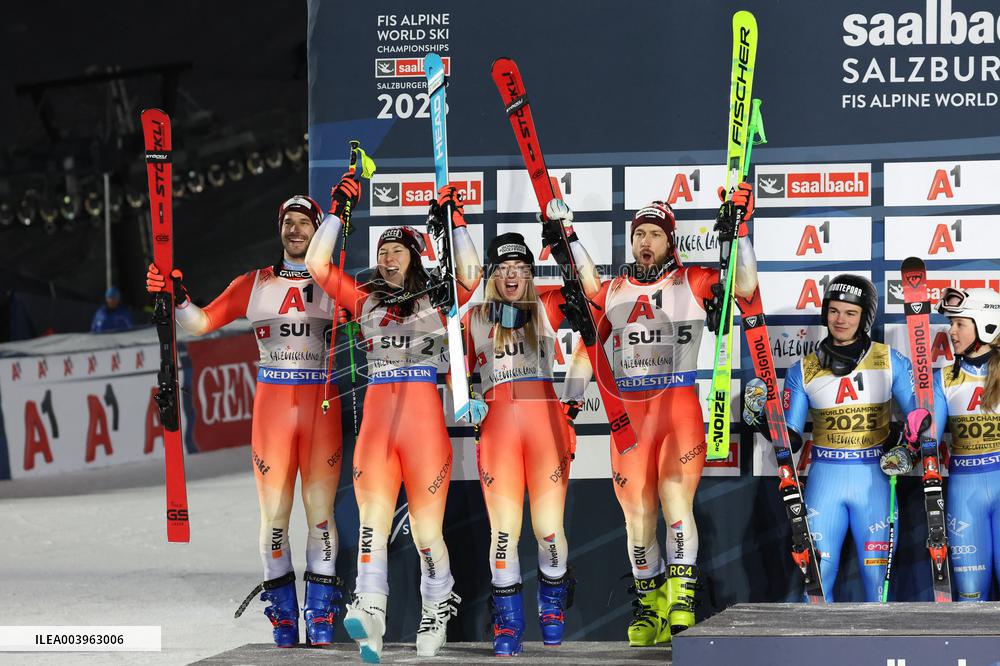 SPORT INVERNALI - Sci Alpino - FIS Alpine World Ski Championships - Women's Team Parallel & Opening Ceremony