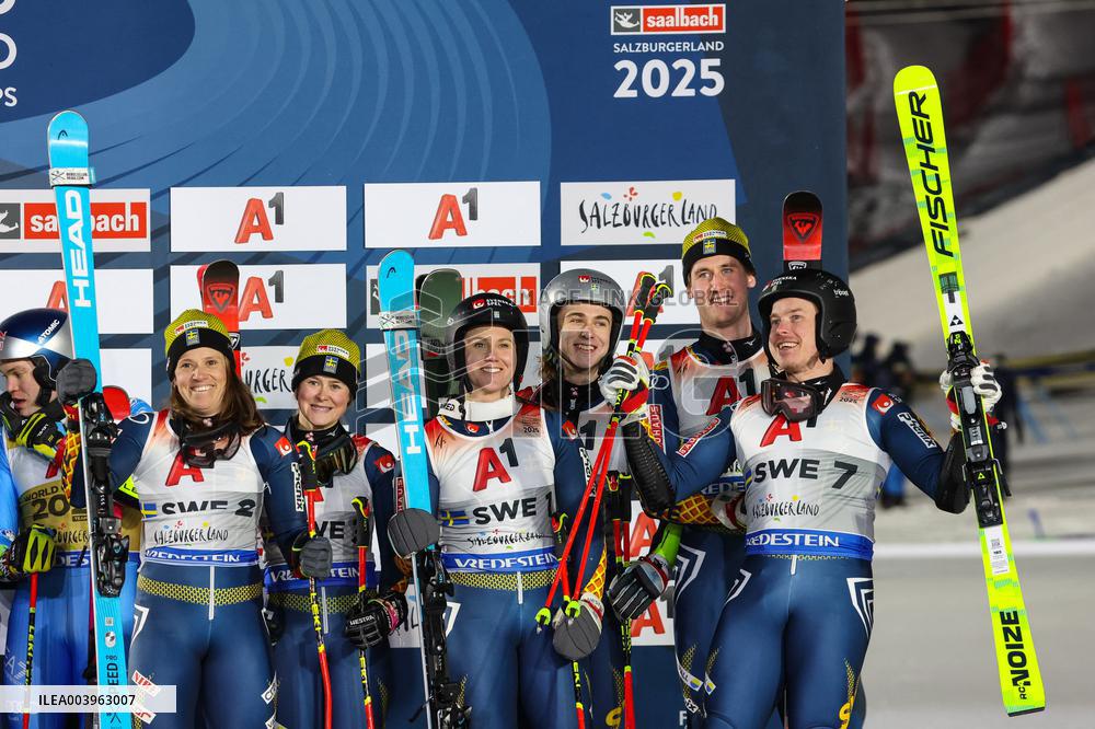SPORT INVERNALI - Sci Alpino - FIS Alpine World Ski Championships - Women's Team Parallel & Opening Ceremony