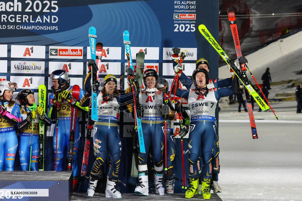 SPORT INVERNALI - Sci Alpino - FIS Alpine World Ski Championships - Women's Team Parallel & Opening Ceremony