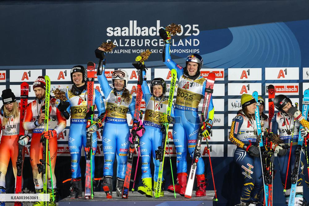 SPORT INVERNALI - Sci Alpino - FIS Alpine World Ski Championships - Women's Team Parallel & Opening Ceremony