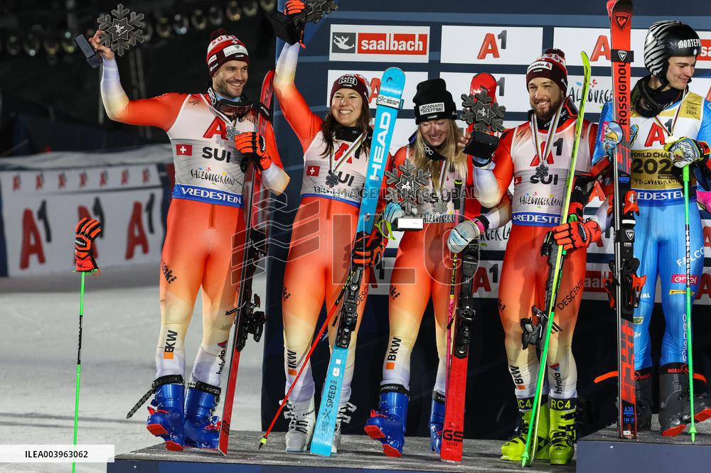 SPORT INVERNALI - Sci Alpino - FIS Alpine World Ski Championships - Women's Team Parallel & Opening Ceremony
